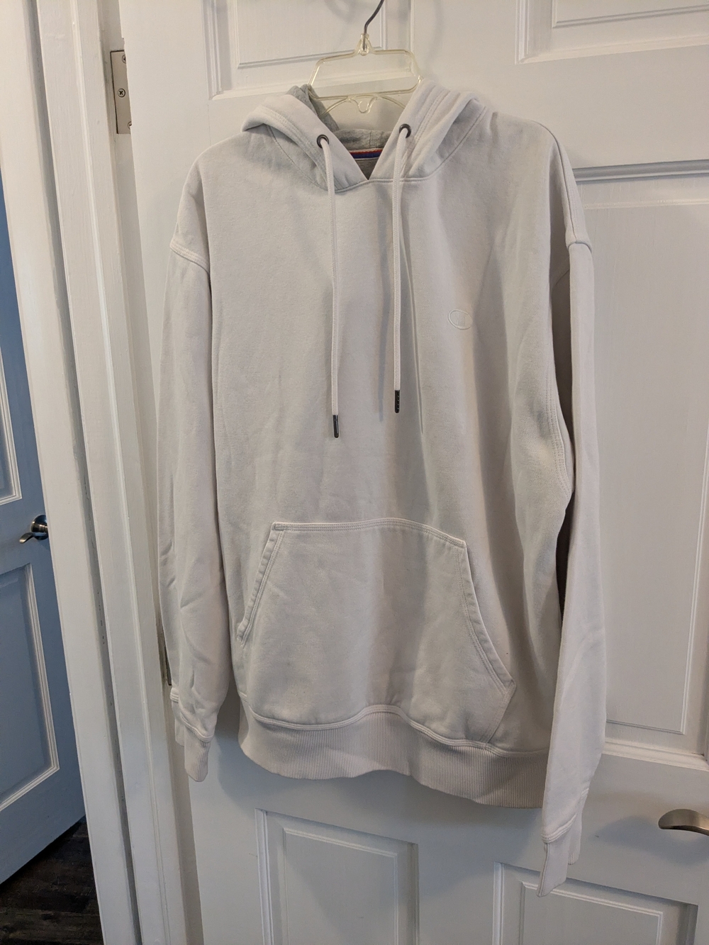 Champion White Pullover Hoodie